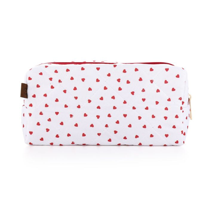 Make-up Tasje met Hartjes – Voor Al Je Goodies
