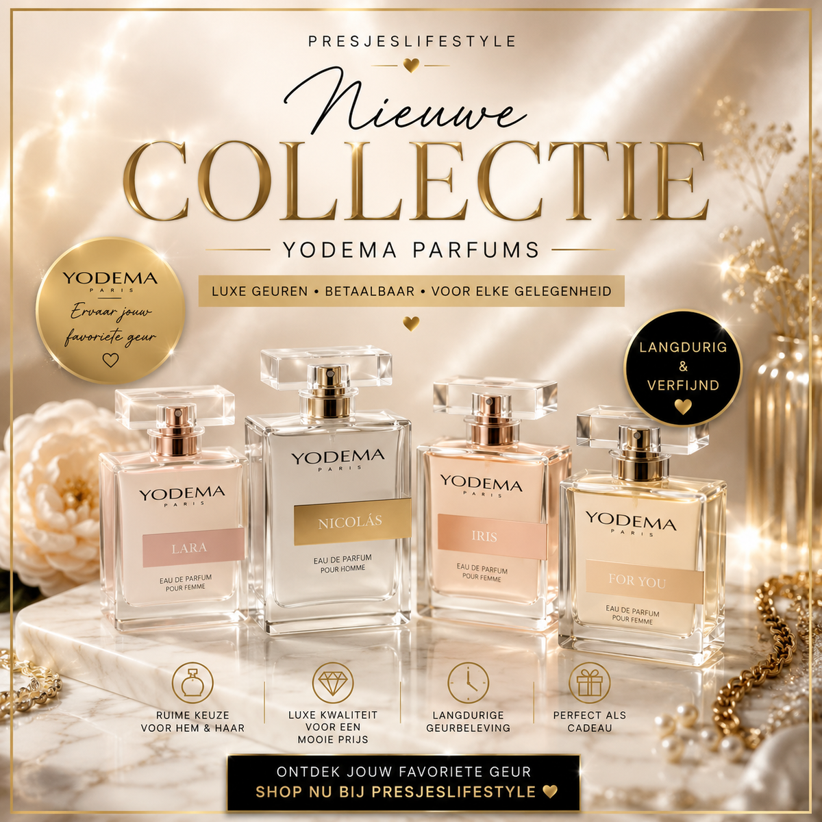 Yodeyma Parfum – Luxe Geuren voor een Betaalbare Prijs