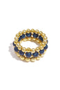 Glow Armband | Luxe Stretch Armband met Gouden Kralen
