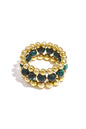 Glow Armband | Luxe Stretch Armband met Gouden Kralen