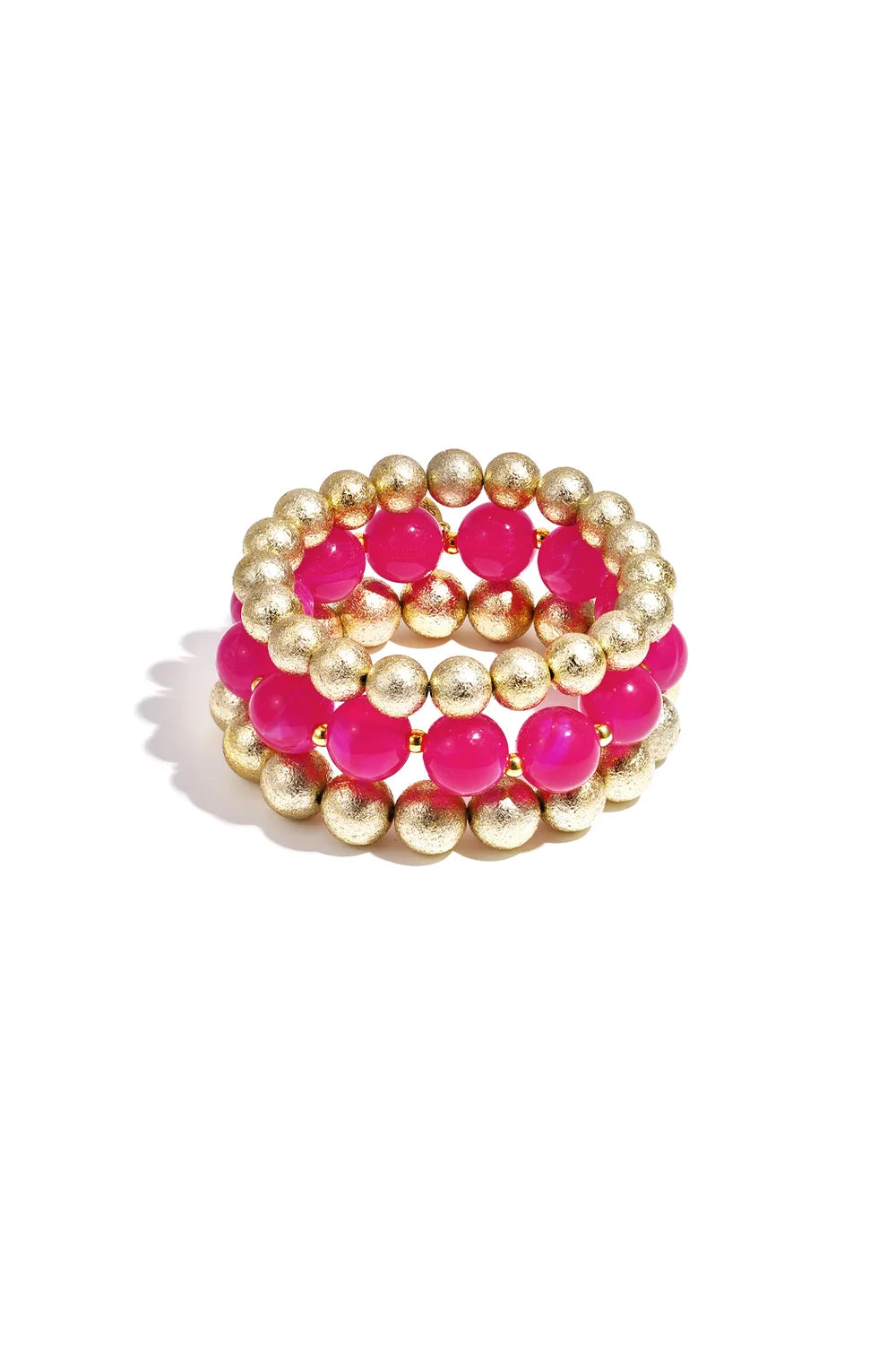 Glow Armband | Luxe Stretch Armband met Gouden Kralen