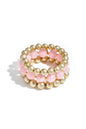 Glow Armband | Luxe Stretch Armband met Gouden Kralen