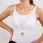 Gouden Ketting met Hartjes – Stainless Steel | 80 cm