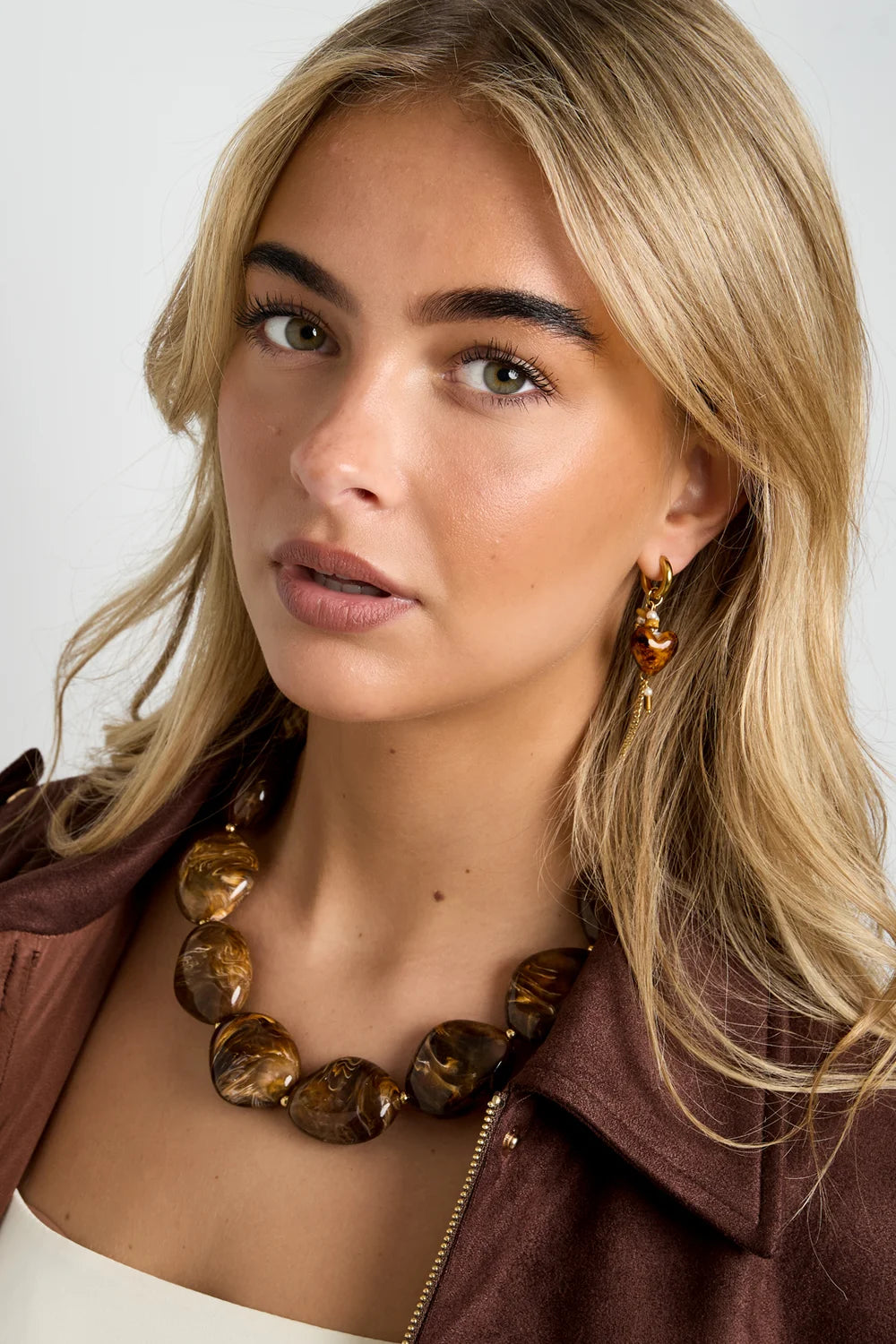 🤎 Ketting "Mocha Marble" 🤎