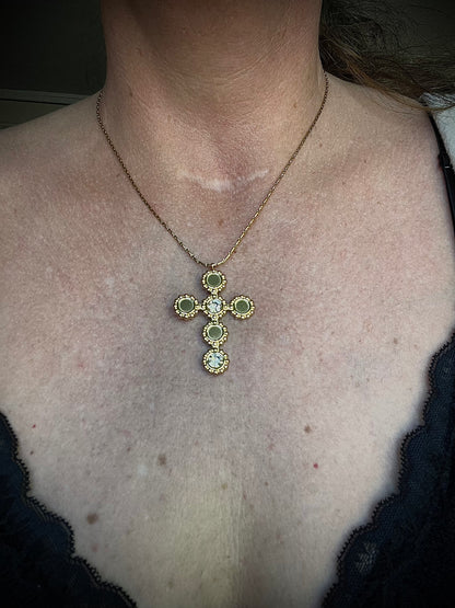 Ketting kruis XL