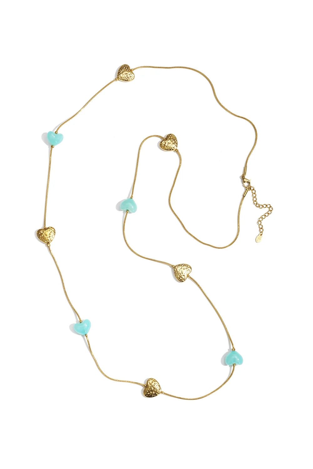 Ketting spirit blauw hart