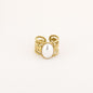 Ring witte parel