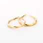 Oorbellen twisted hoops