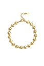 Gouden Schakelarmband met Hartje – Stainless Steel