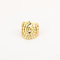 Art Ring – Gouden Statement Ring | Stainless Steel