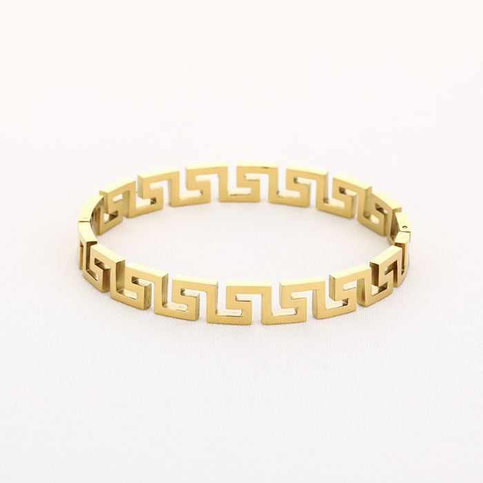 Gouden Romantische Bangle – Stainless Steel