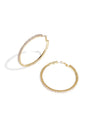 Crystal Luxe Hoops – Gouden Oorbellen met Kristal Dames