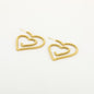 Goudenoorbellen hartjes hoops