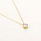 Gouden Ketting met Steentje – Stainless Steel | 40+5 cm