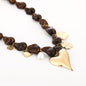 Kralenketting met Bedels & Gouden Elementen | Boho Sieraad