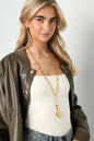 Gouden Hartjes Ketting – Statement Halsketting met Hart Hanger