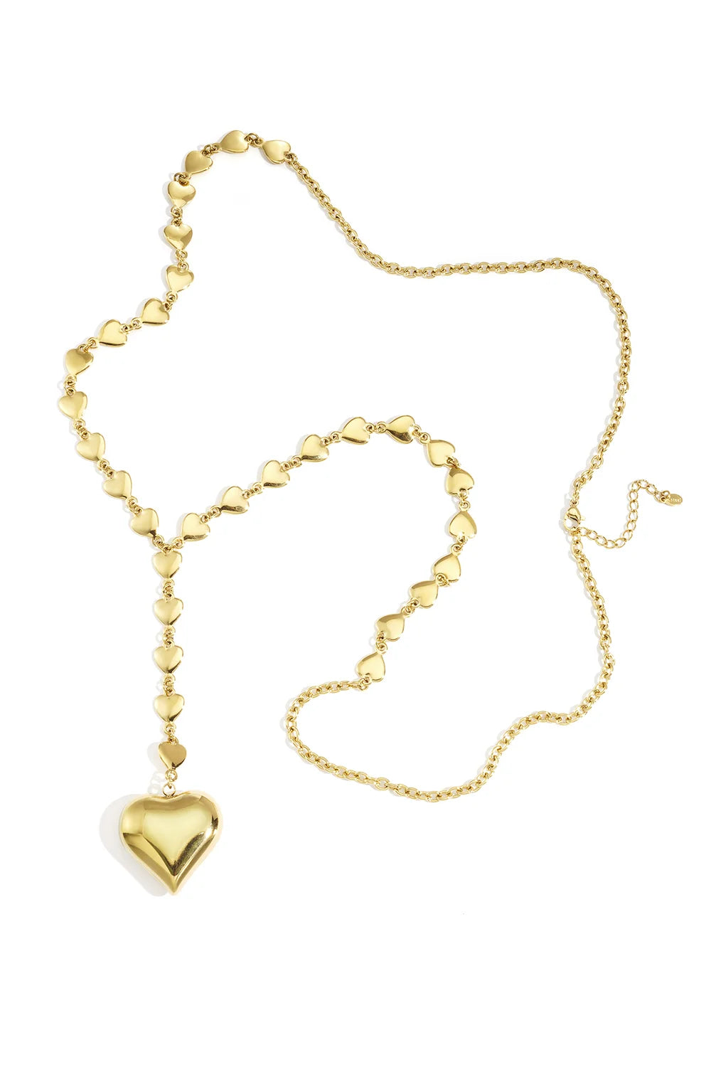 Gouden Hartjes Ketting – Statement Halsketting met Hart Hanger