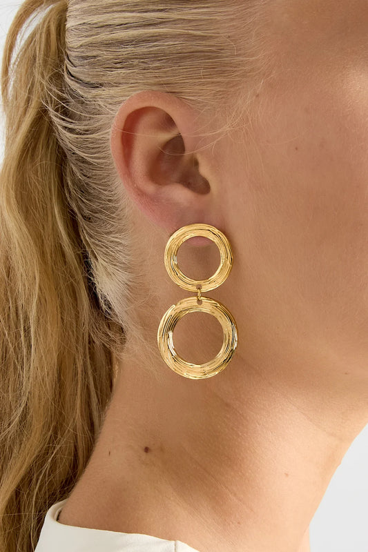 Elegante Ronde Oorbellen Goud | RVS | Presjes Lifestyle