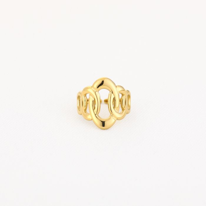Gouden Statement Ring – Verstelbaar | Stainless Steel