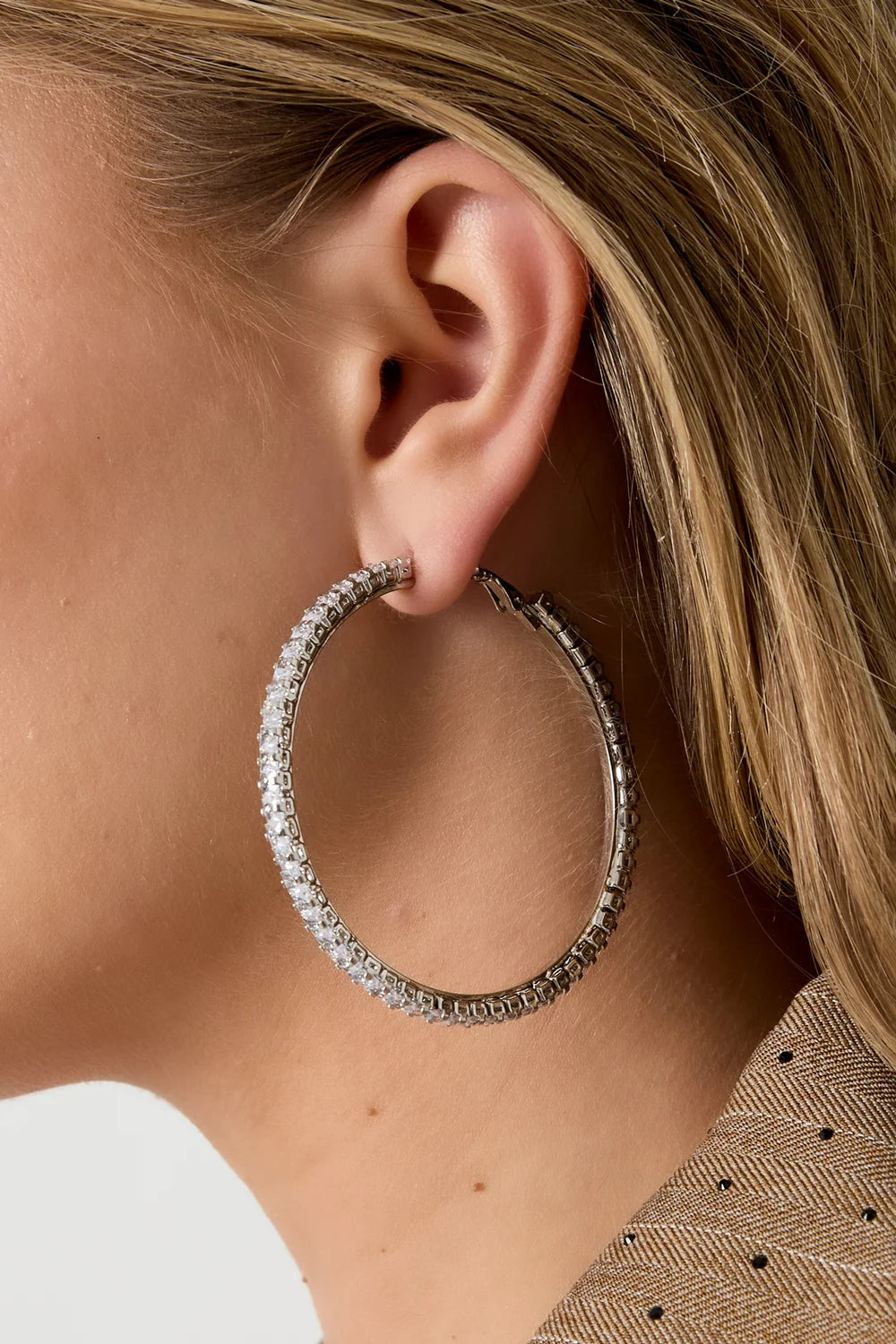✨ Oorbellen "Crystal Luxe Hoops" ✨
