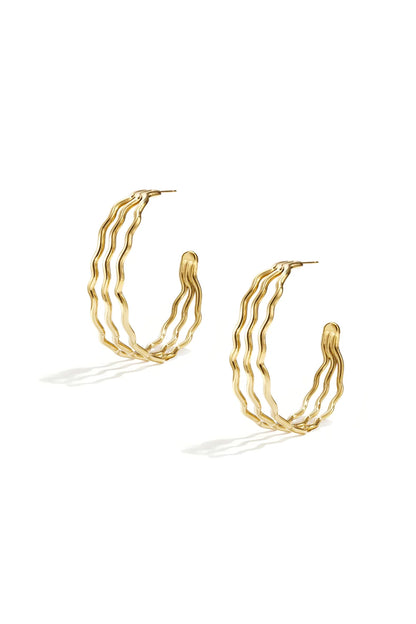 Zigzag Oorbellen | Goud & Zilver | RVS | Presjes Lifestyle